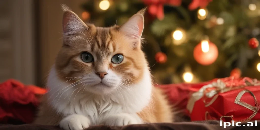 pictures of cats for christmas