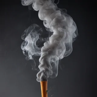 smoke no background