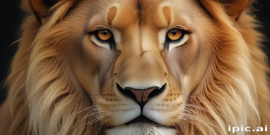 transparent lion