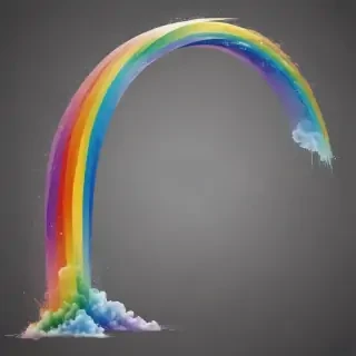 transparent background rainbow clipart