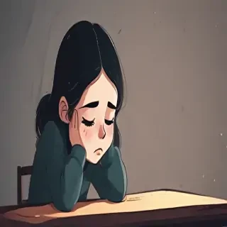 cartoon images of depression