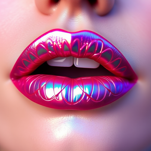 Iridescent Mermaid Scales lip color featuring a multichromatic shift, prismatic finish, and water-resistant formula, perfect for creating magical and otherworldly makeup looks