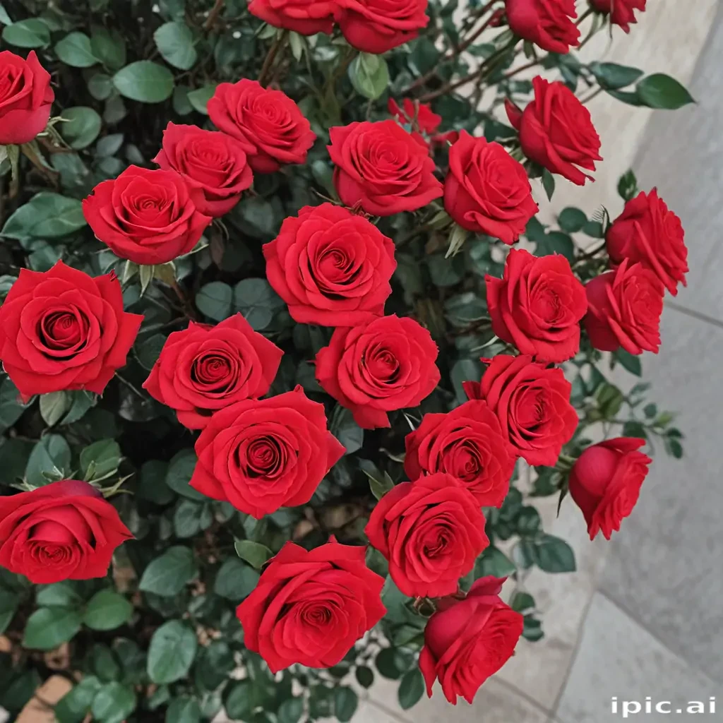 red roses aesthetic