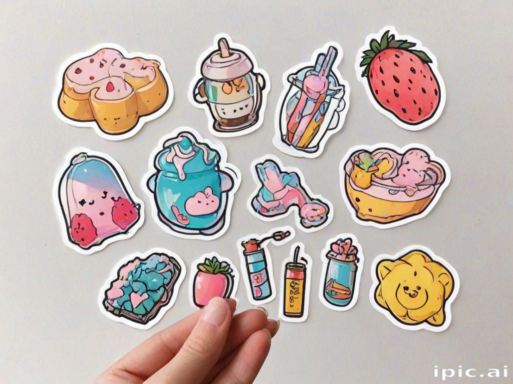 transparent aesthetic stickers