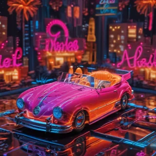 neon back ground