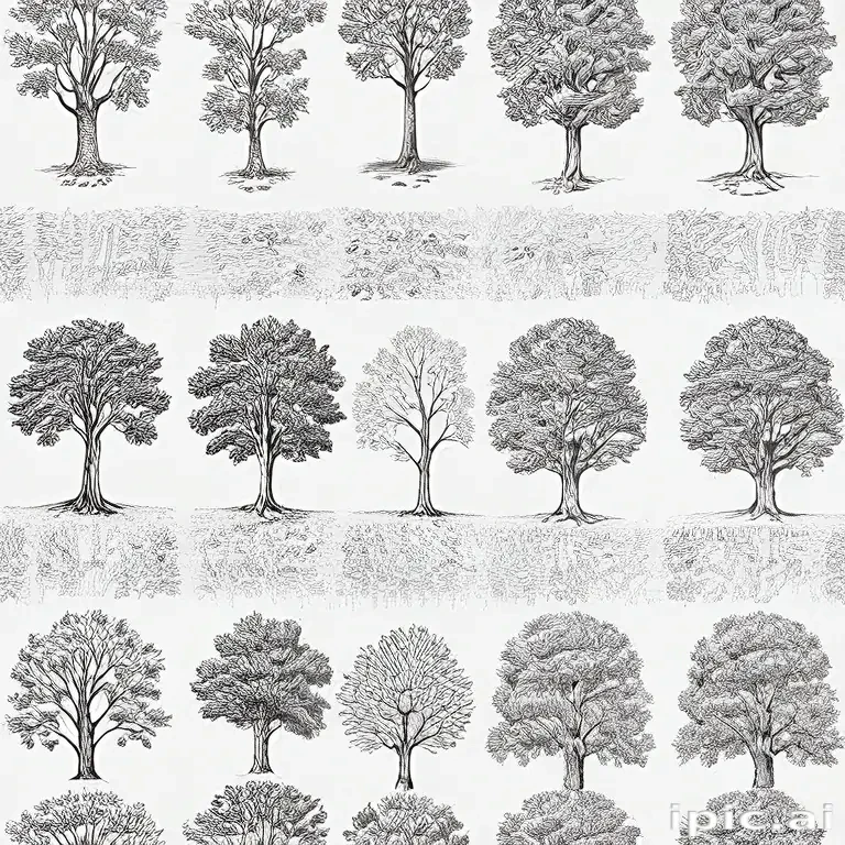 images of trees for drawing