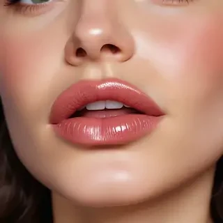 transparent lips
