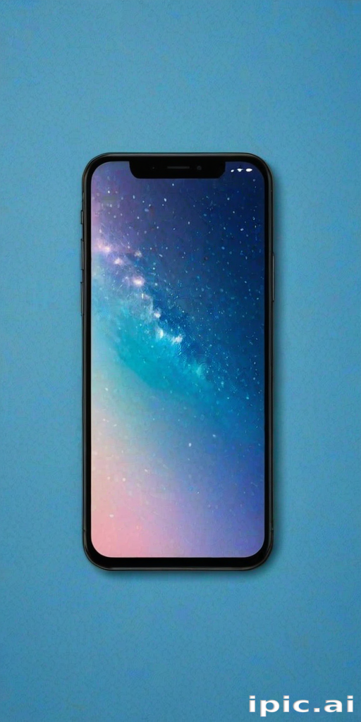 blue wallpaper phone