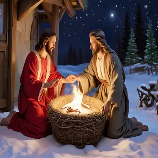 merry christmas jesus images