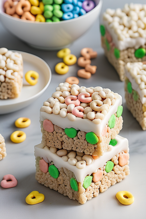 lucky charms rice crispy treats