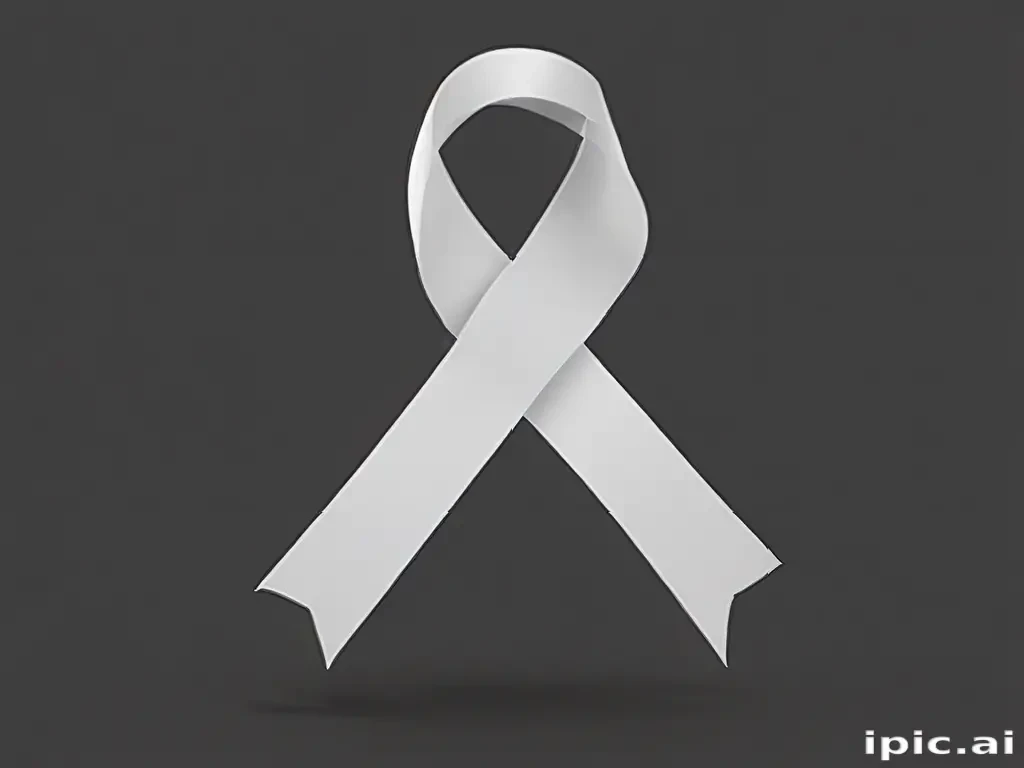 white ribbon png