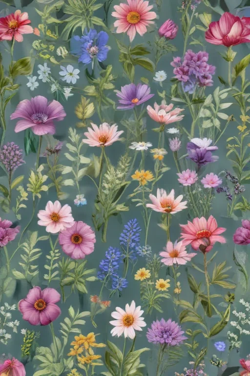 wildflowers transparent background