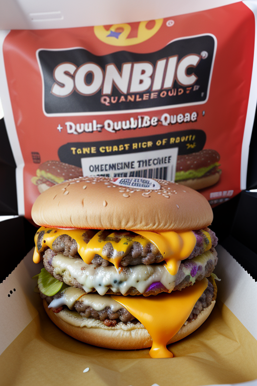sonic quarter pound double cheeseburger 1.99