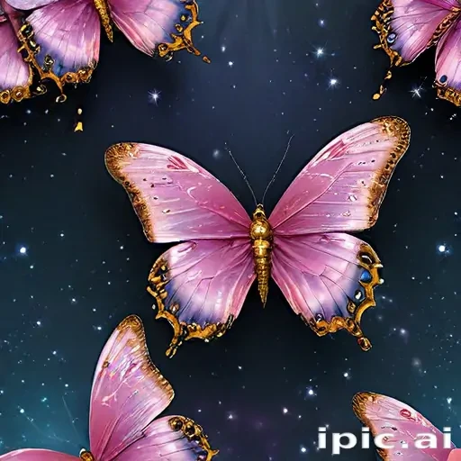 glitter butterfly wallpaper