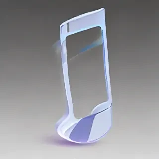 transparent music note