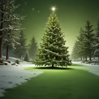 green christmas wallpaper