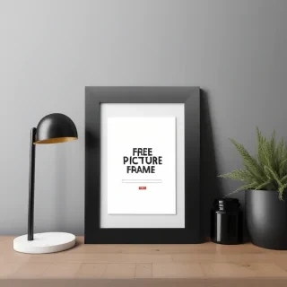 free picture frame mockup