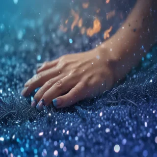 blue glitter background