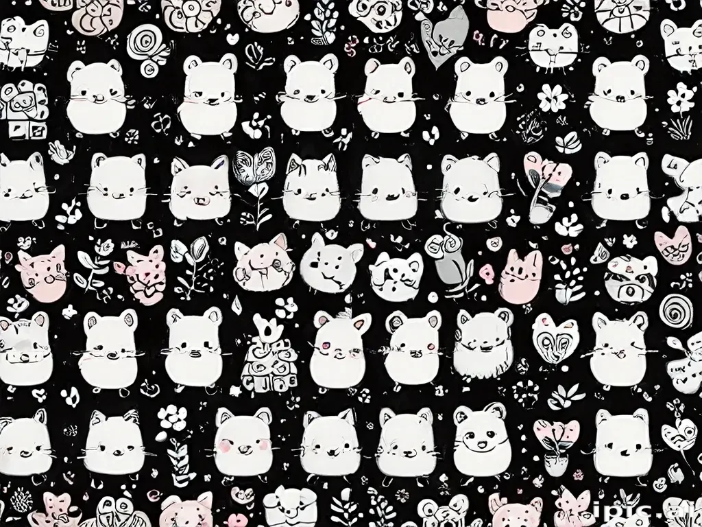 cute backgrounds black