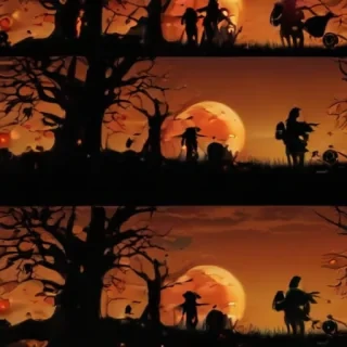 halloween silhouette