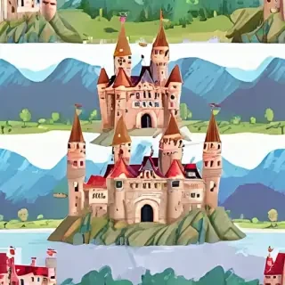 cartoon castle