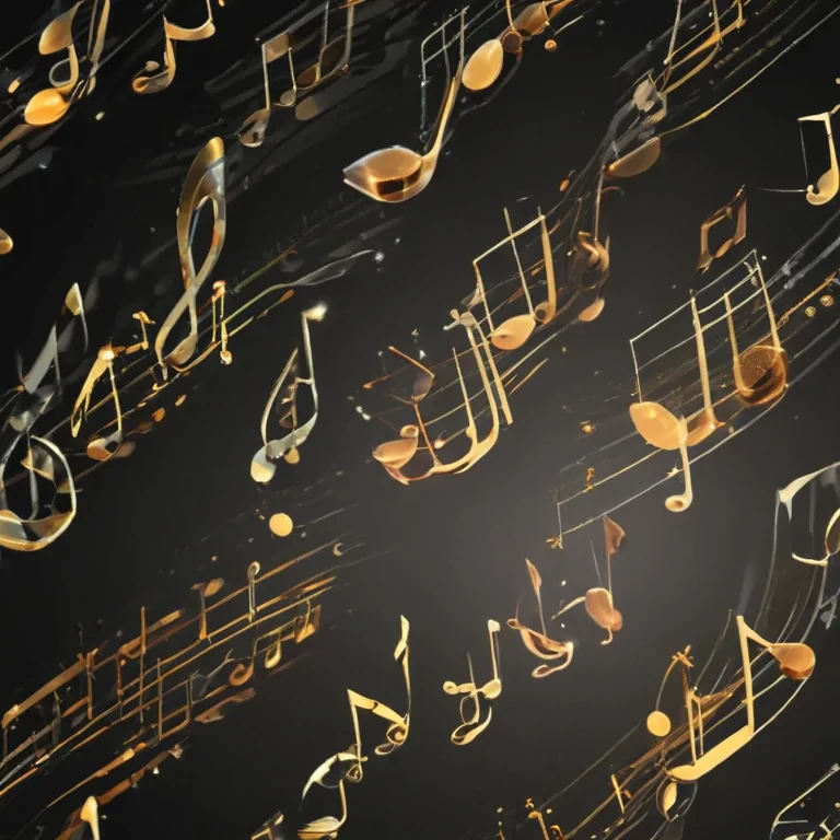 music notes transparent