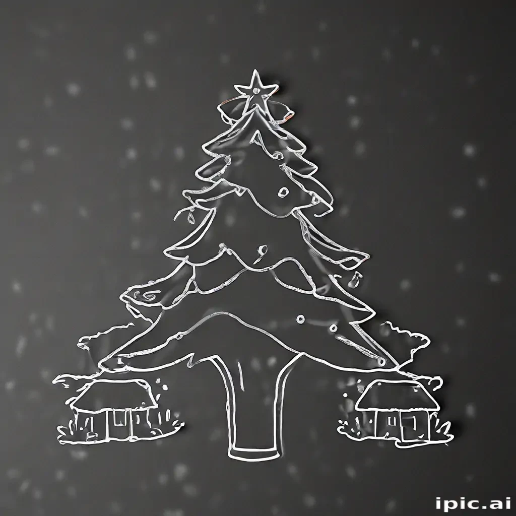 christmas outline