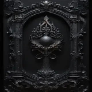 black bg aesthetic
