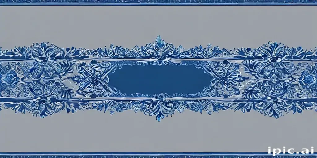 blue border design