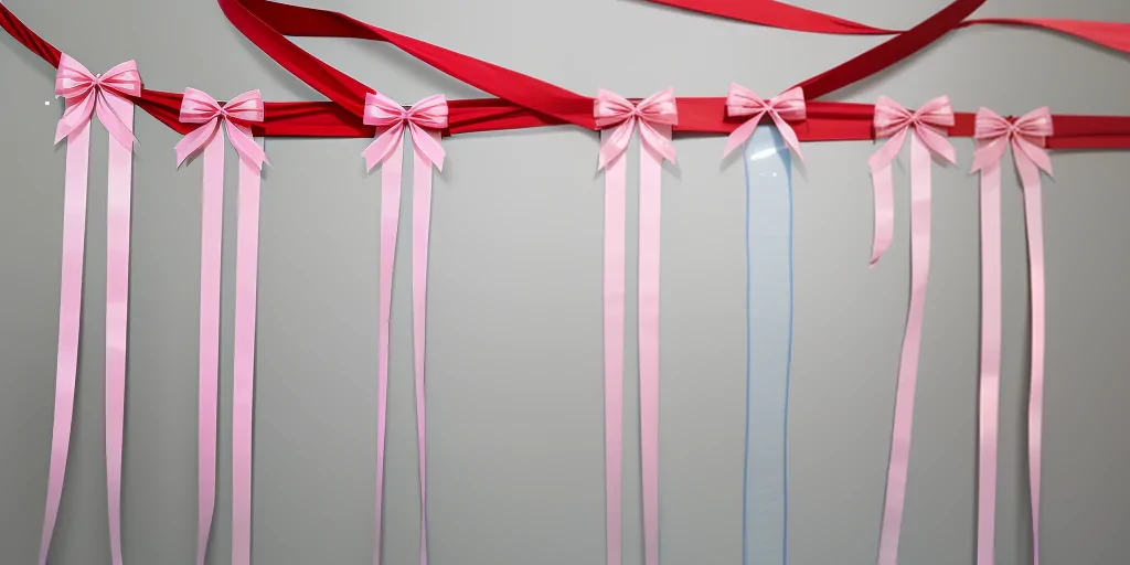 transparent ribbon banner