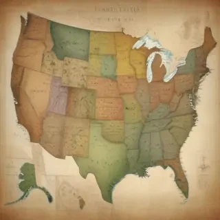 usa map states