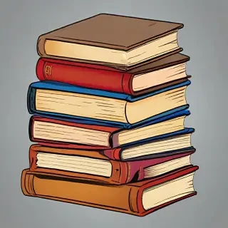 stacked books clip art