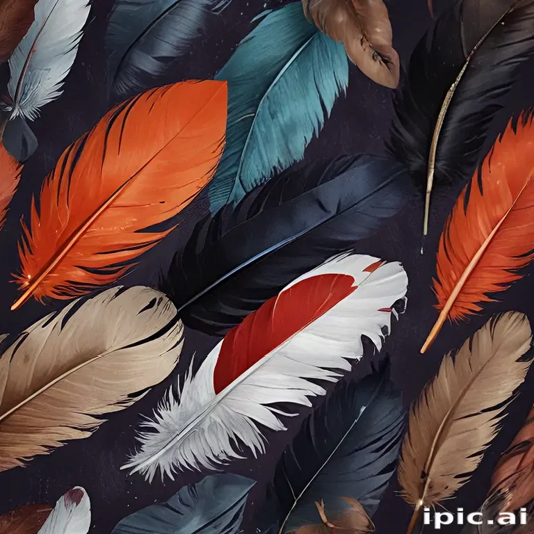 feather background