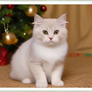 christmas images cats