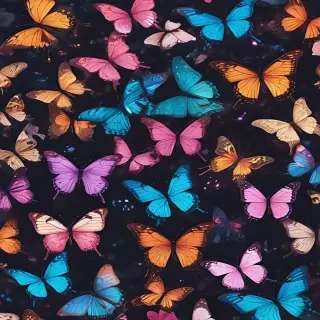 aesthetic butterfly background