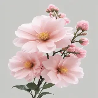 aesthetic flowers transparent