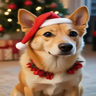 christmas dog pics