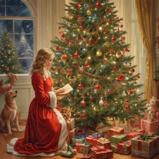 vintage christmas images to print