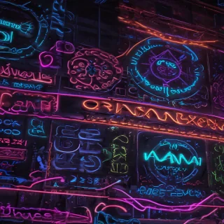 coolest neon wallpaper