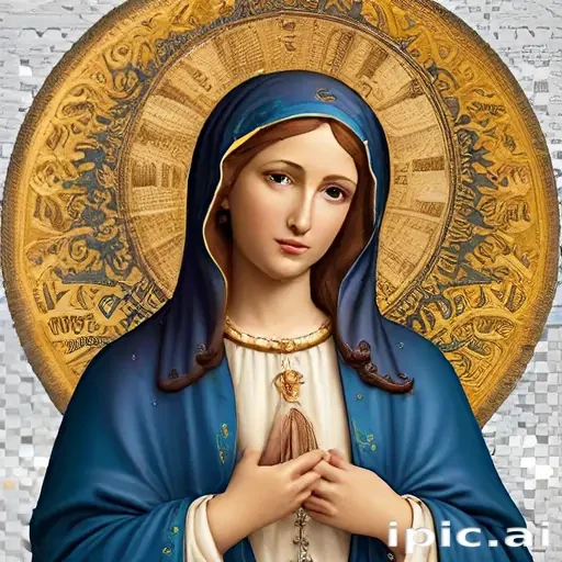 virgin mary clipart