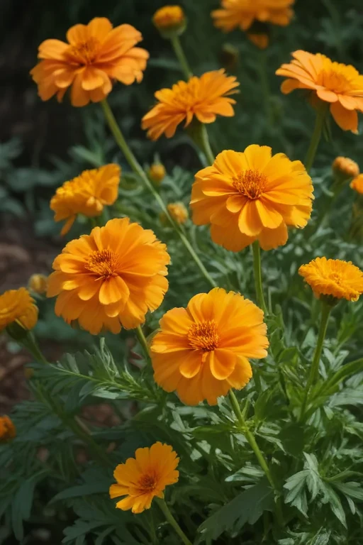 marigolds transparent