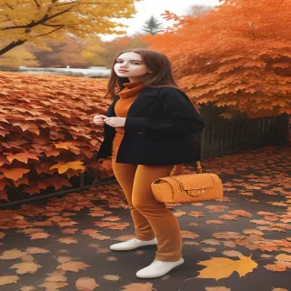 fall leaves aesthetic