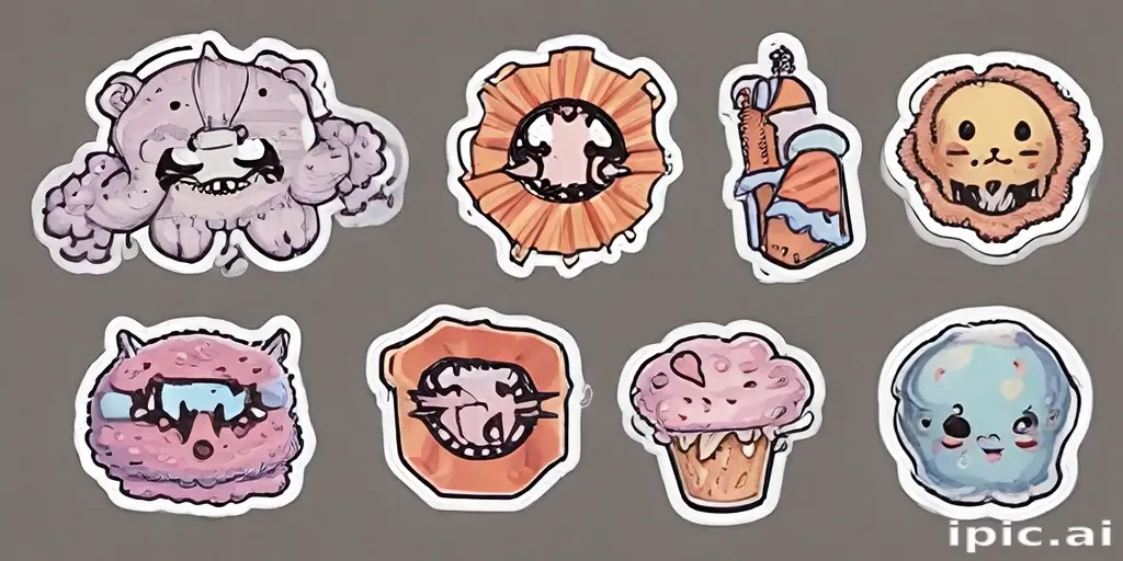 stickers png aesthetic