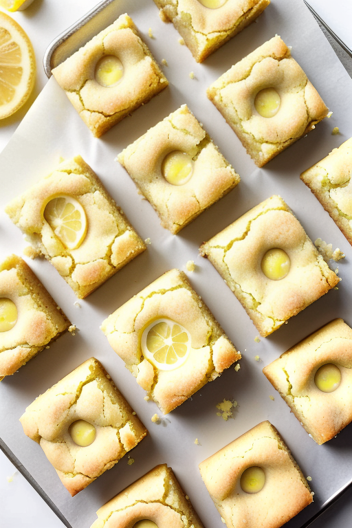 lemon cake mix cookie bars
