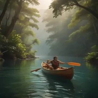 canoeing png