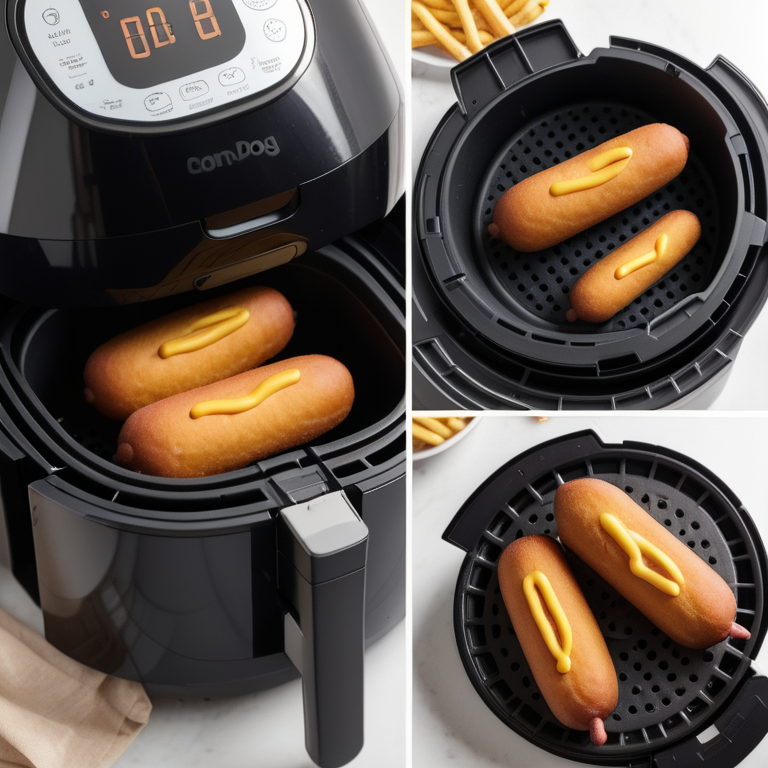 corn dog in the air fryer