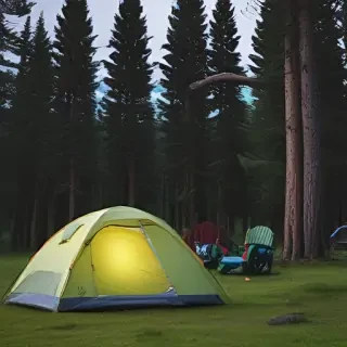 camping background pic