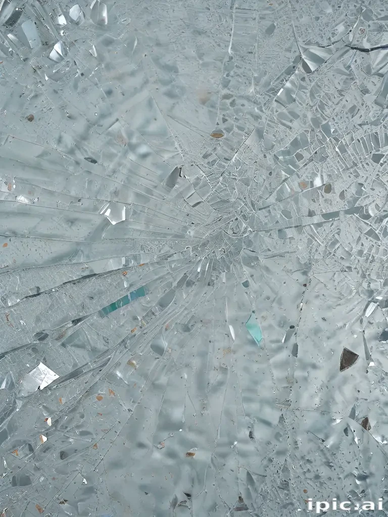 broken glass texture