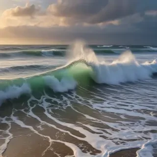 waves transparent