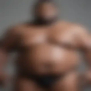 black fat man